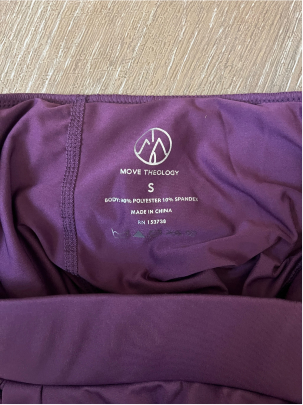 Girls' MOVE THEOLOGY Purple Skater Skirt S - Mini Tennis Skirt - Picture 3 of 10